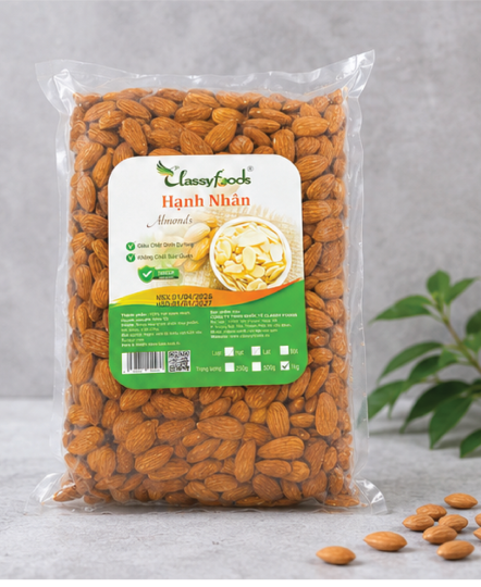 Hạnh Nhân Hạt Tươi