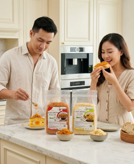 Chà Bông Gà Cay 200gr/500gr