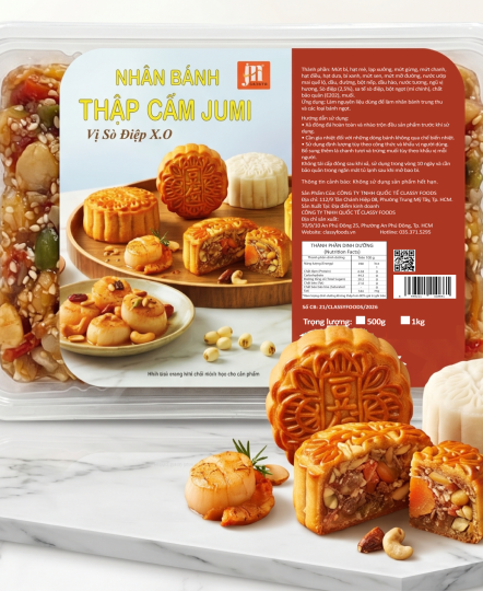 Nhân thập cẩm Sò Điệp X.O