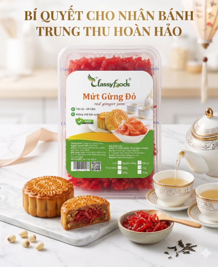 Mứt Gừng Cắt Sợi 500gr