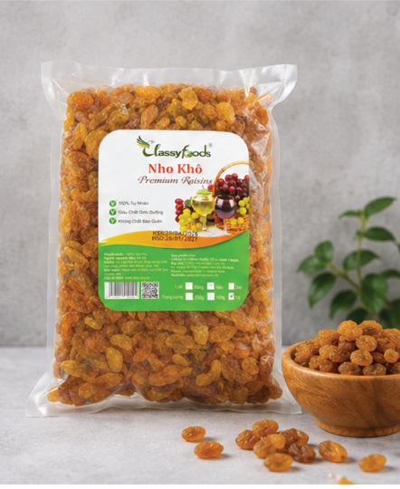 Nho Vàng Sấy Dẻo
