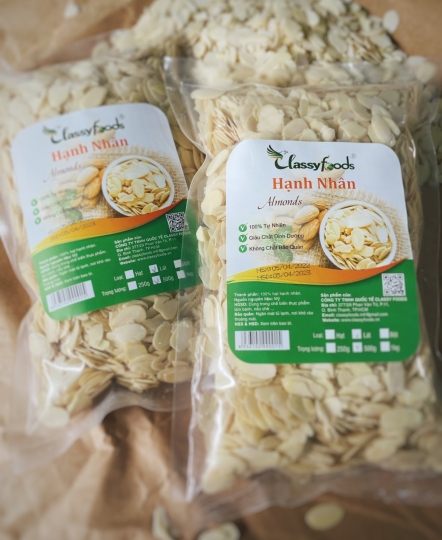 Hạnh Nhân Cắt Lát 500gr
