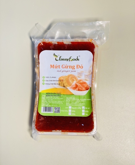 Mứt Gừng Cắt Sợi 500gr