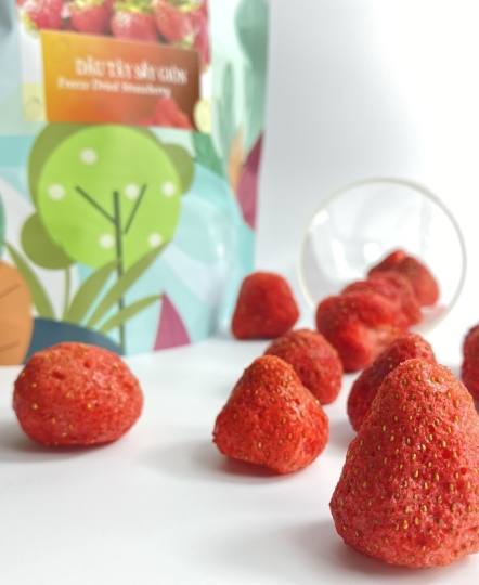 Dâu Tây Sấy Giòn 250gr