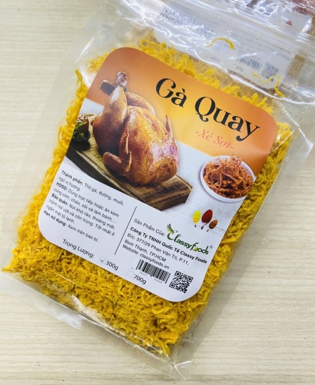 Chà Bông Gà Quay Xé Sợi 300gr