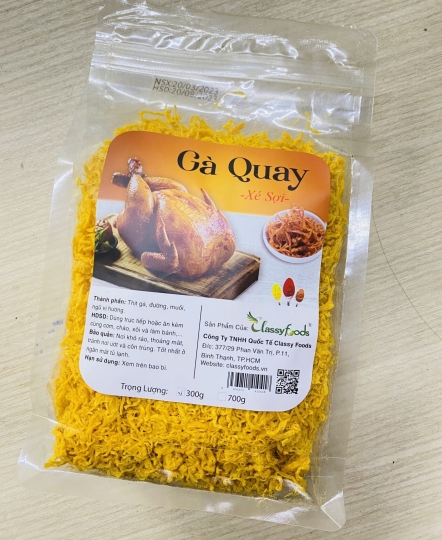 Chà Bông Gà Quay Xé Sợi 300gr