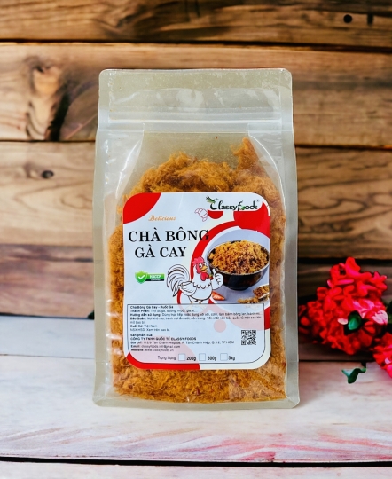 Chà Bông Gà Cay 200gr/500gr