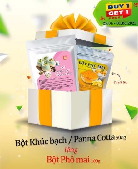 Bột Khúc Bạch & Panna Cotta 500gr