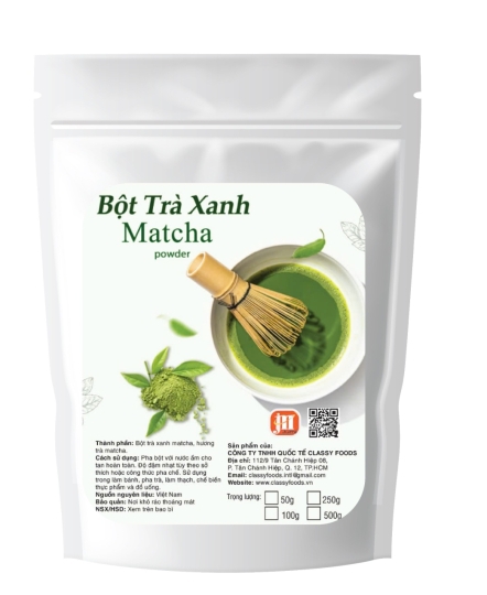 Bột Trà Xanh Matcha JUMI - 100gr